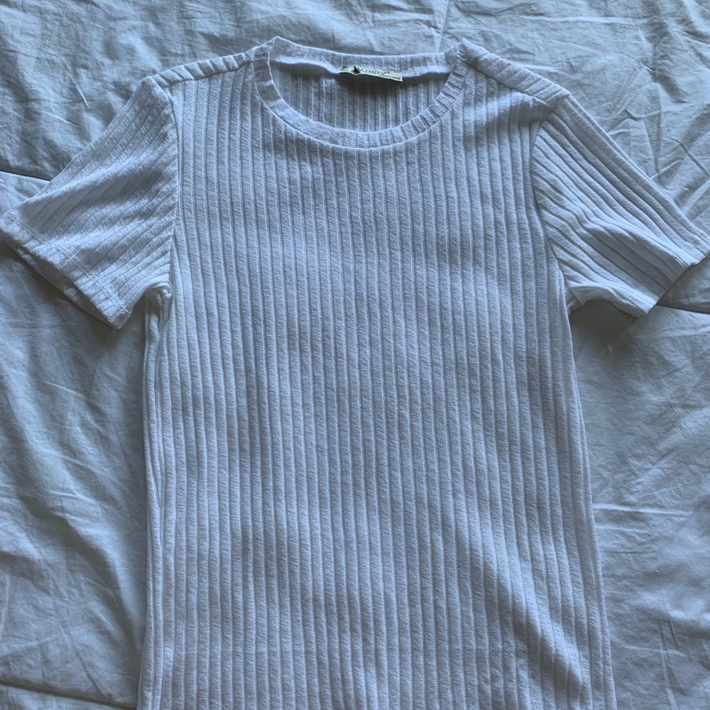 Zara white top